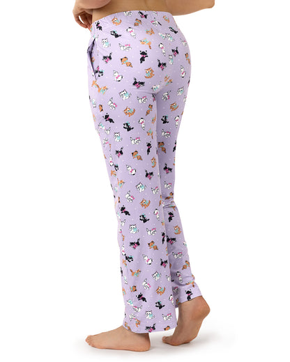 Women's Retro Cats Giftable Novelty Pajama Pant In Bag