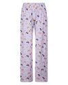Women's Retro Cats Giftable Novelty Pajama Pant In Bag