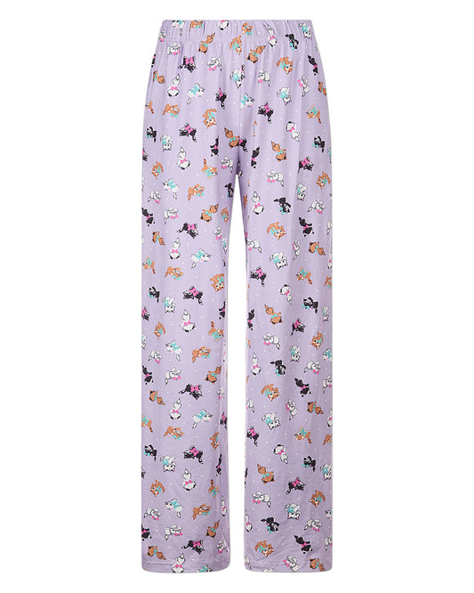 Women's Retro Cats Giftable Novelty Pajama Pant In Bag