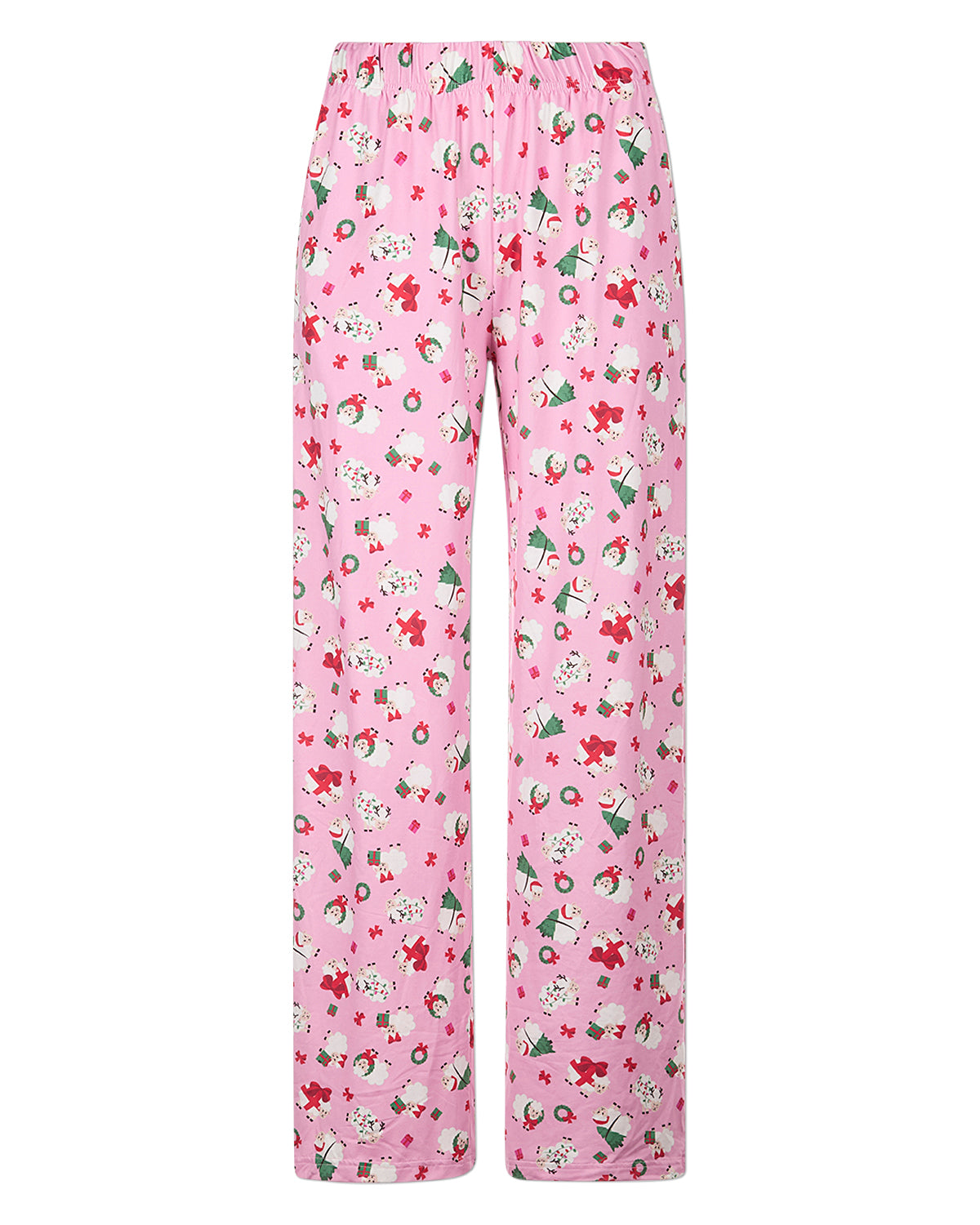 Women's "Fleece Navidad" Giftable Novelty Christmas Pajama Pant In Bag
