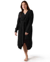Women's Warm Cozy Knit Long Lounge Robe
