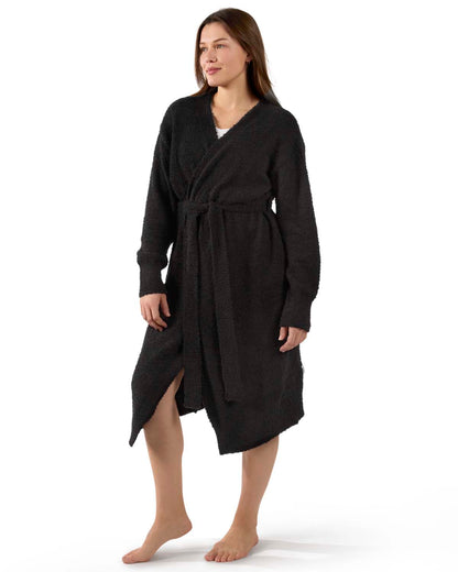 Women's Warm Cozy Knit Long Lounge Robe