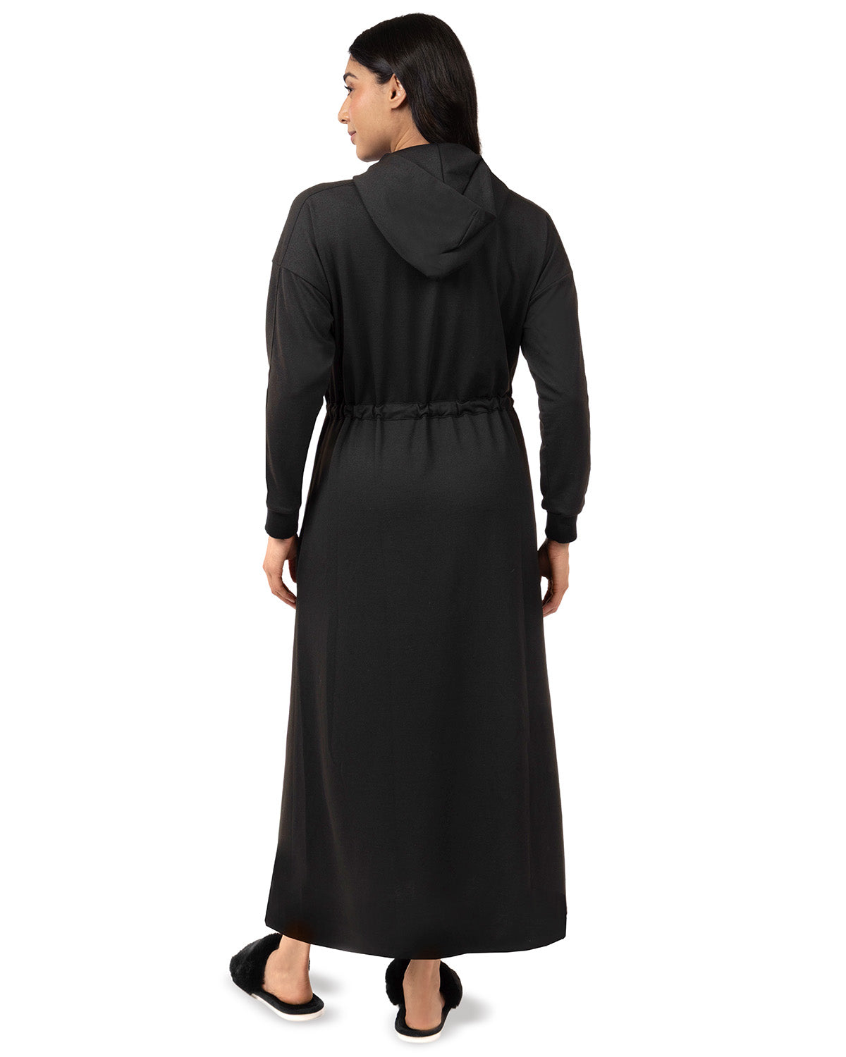 Women's Hooded Step-In Half-Zip Robe