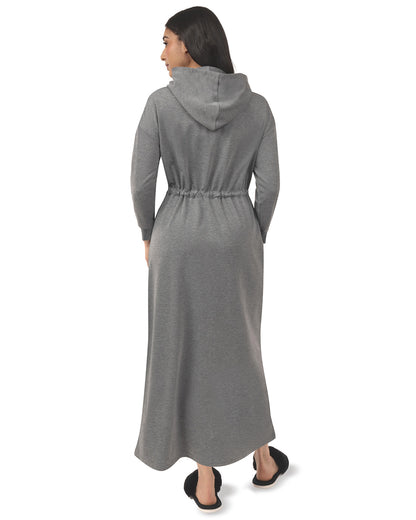 Women's Hooded Step-In Half-Zip Robe