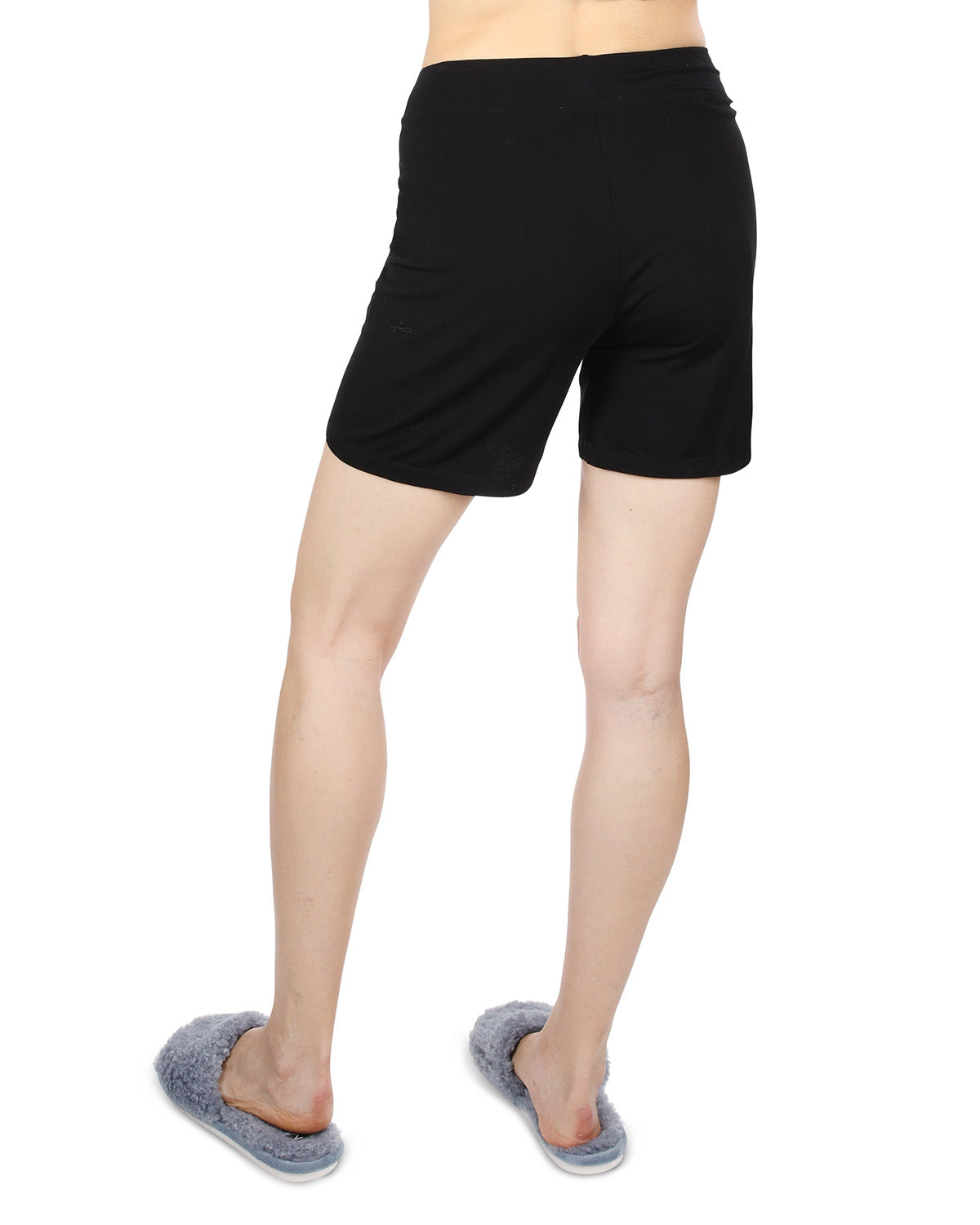 Women's Rayon from Bamboo Shorts : Color: Black