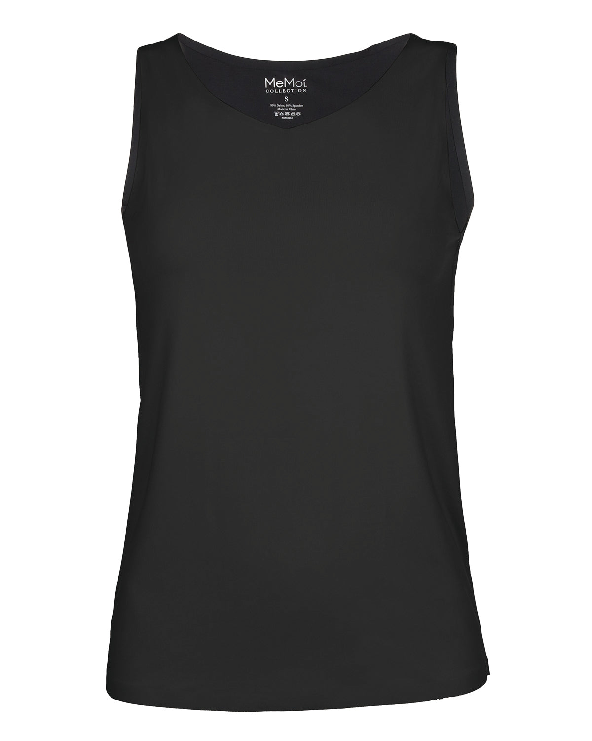 Women's Bonded Reversible Comfort Tank Top : Color: BLACK