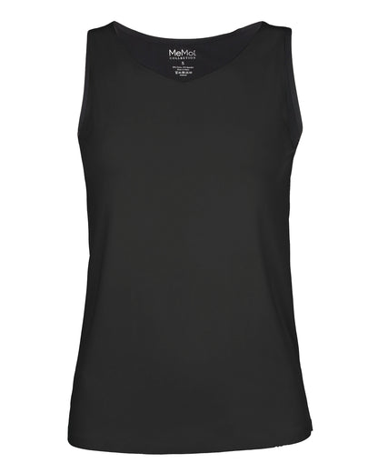 Women's Bonded Reversible Comfort Tank Top : Color: BLACK