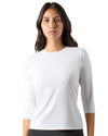 Women's Bonded 3/4-Sleeve Tag-Free Layering Top