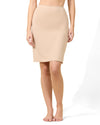 Women's High-Waist Double-Bonded 22" Half Slip : Color: Nude