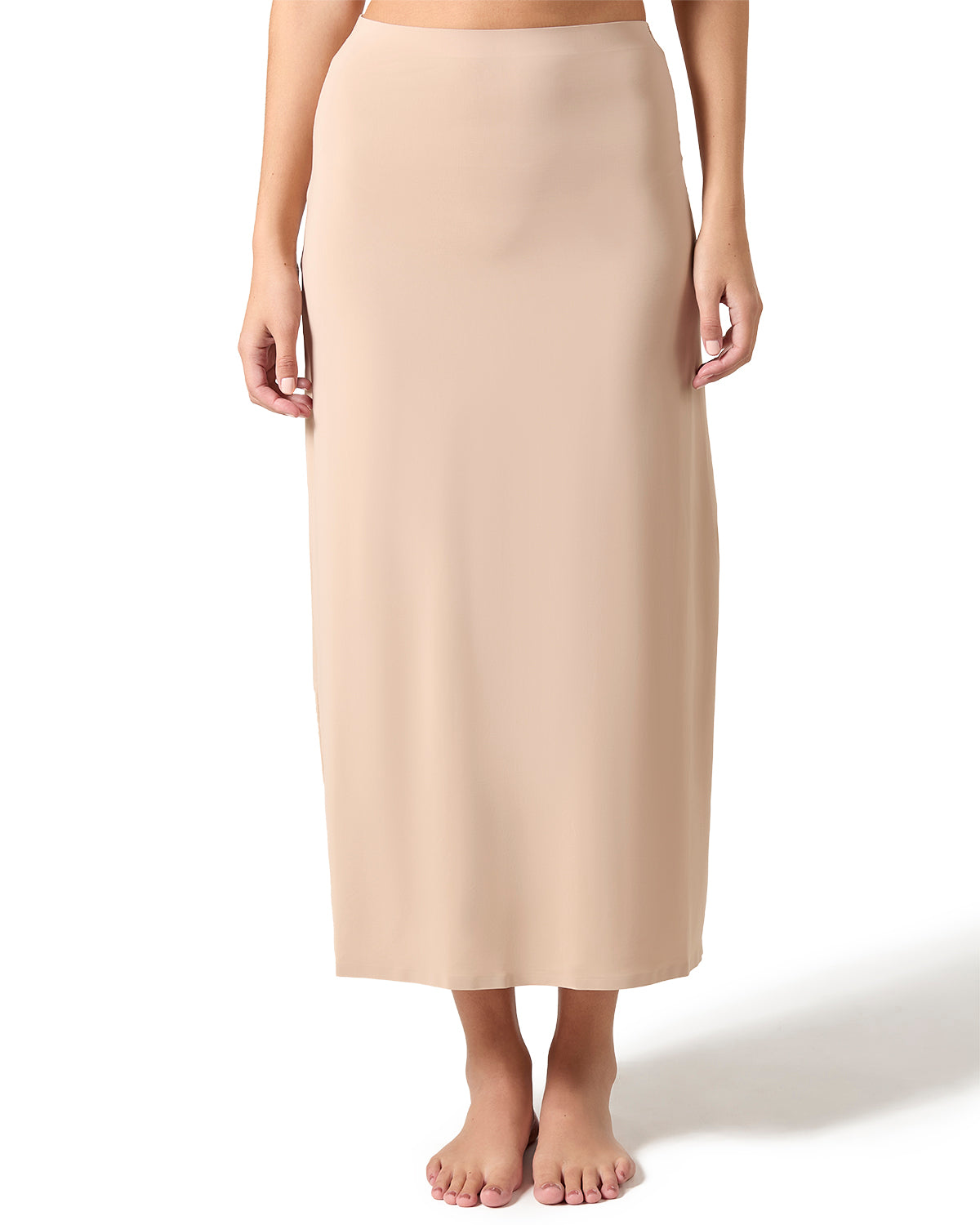Women's Silky-Smooth Bonded 34" Maxi Slip : Color: Nude
