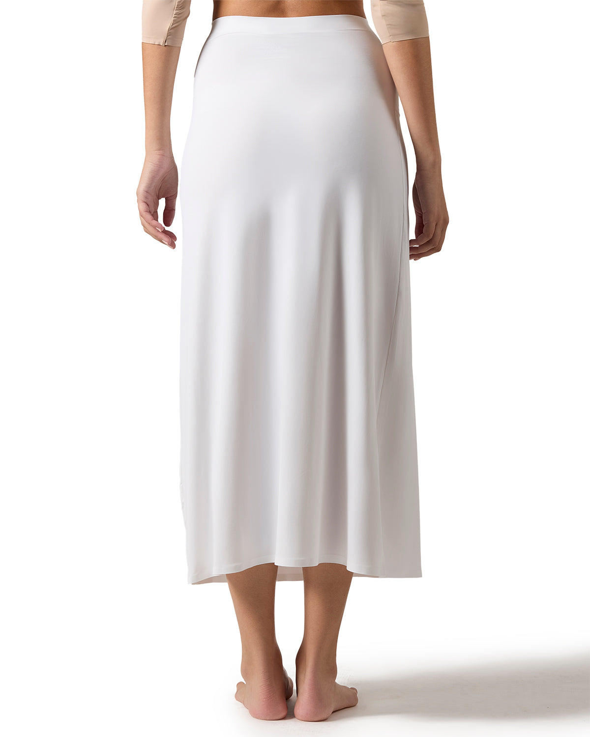 Women's Silky-Smooth Bonded 34" Maxi Slip : Color: White