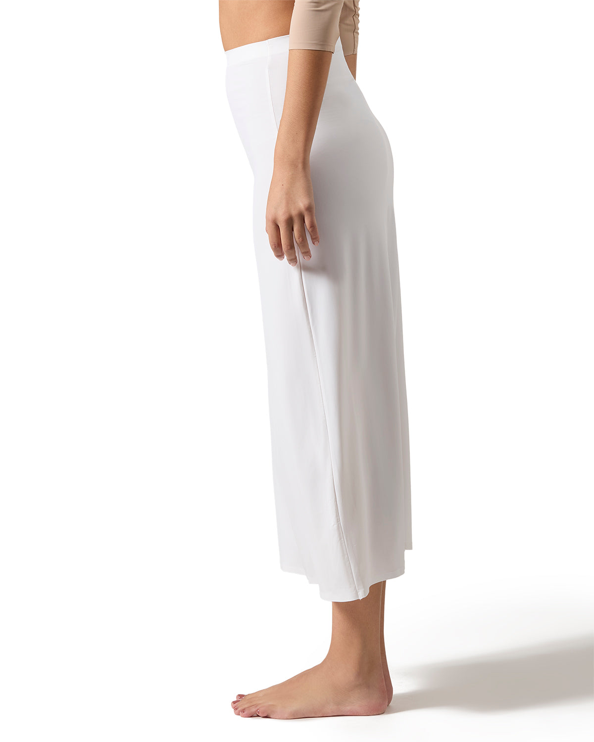 Women's Silky-Smooth Bonded 34" Maxi Slip : Color: White