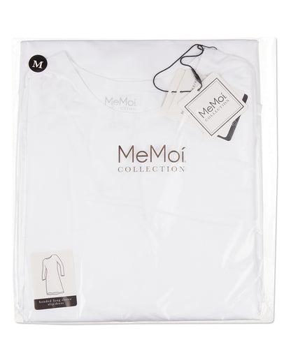 Women's Bonded Long Sleeve Slip Dress : Color: White