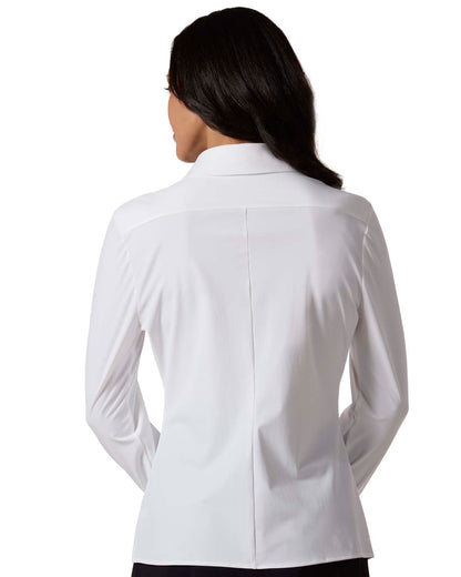 Women's Classic Button-Down Long-Sleeve Stretch Dress Shirt