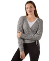 Women's Ultra-Soft Lightweight Hacci Short Wrap Top