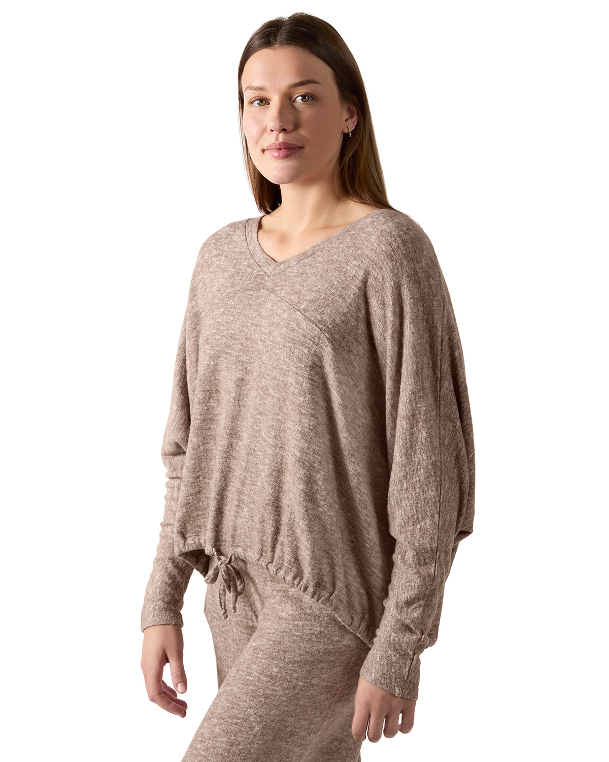 Women's Supersoft Hacci Lounge Pull Over Loose Fit Top