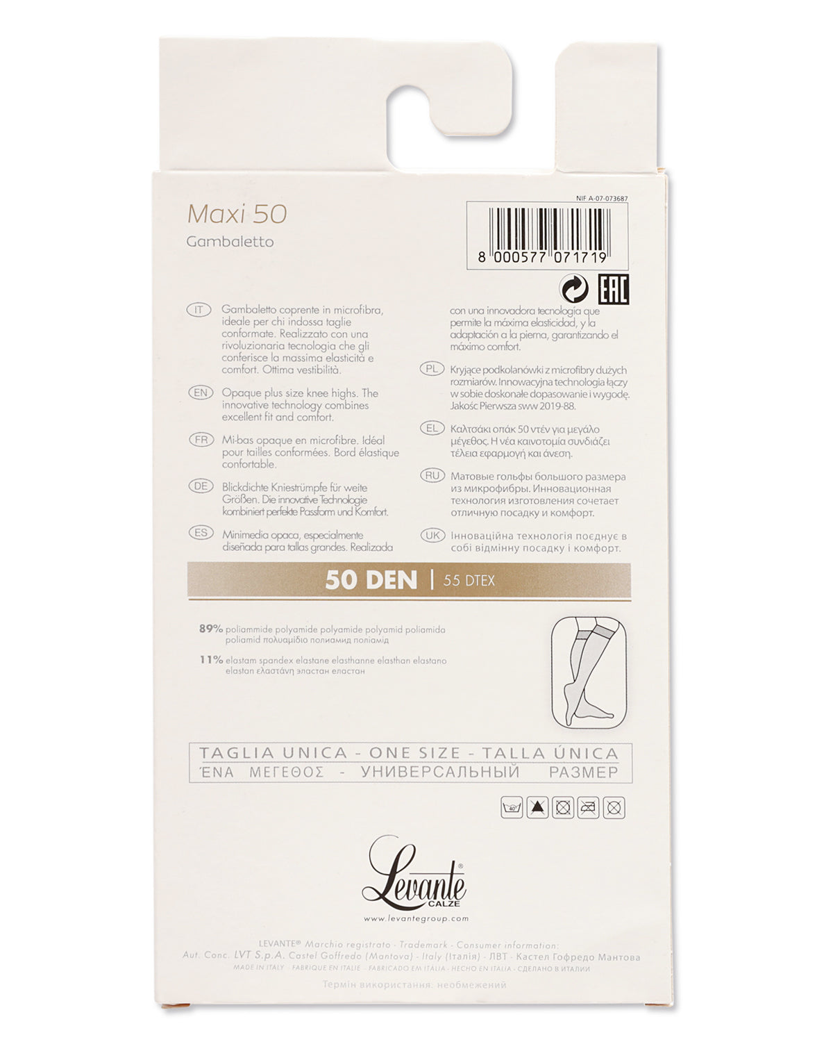 Women's Levante Dali Soft Matte Opaque Knee Highs : Color: Sughero