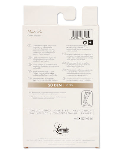 Women's Levante Dali Soft Matte Opaque Knee Highs : Color: Sughero