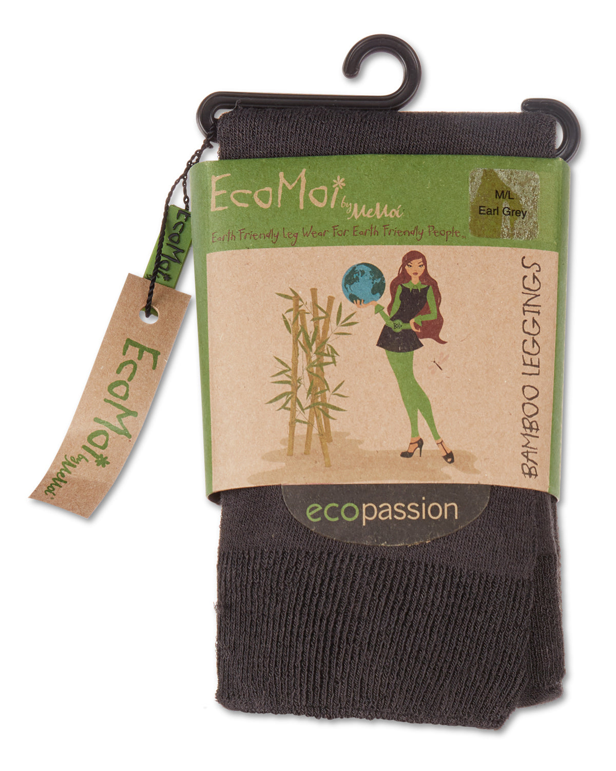 Women's Ultr-Soft Bamboo Blend Flat Knit Footless Tights : Color: Black