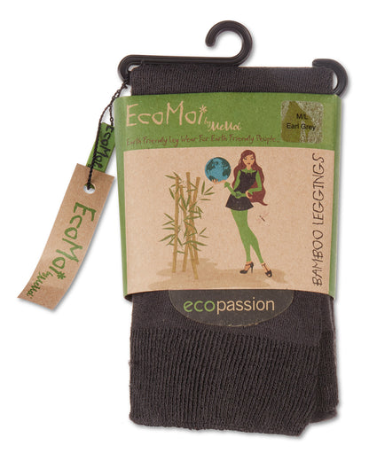 Women's Ultr-Soft Bamboo Blend Flat Knit Footless Tights : Color: Black