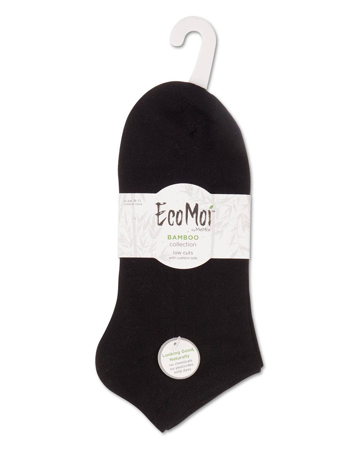 Women's Rayon from Bamboo Terry Sole Breathable Low Cut Socks : Color: Black