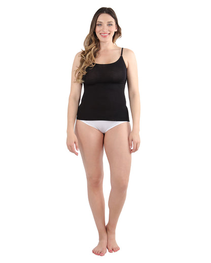 Women's Rayon/Spandex Spaghetti-Strap Layering Singlet Tank Top