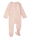 Baby and Toddler Girls Cotton-Rich "Blossoming Florals" Footie : Color: Blush