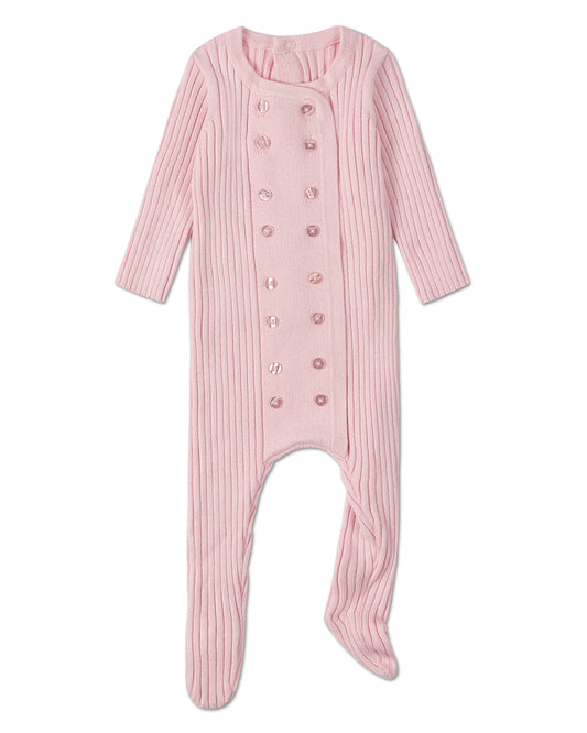 Baby and Toddler Sweater Rib Footie : Color: Pink