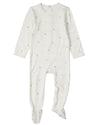 Baby Girls "Berry Sweet" Modal Blend Pretty Plaid Footie : Color: Blue
