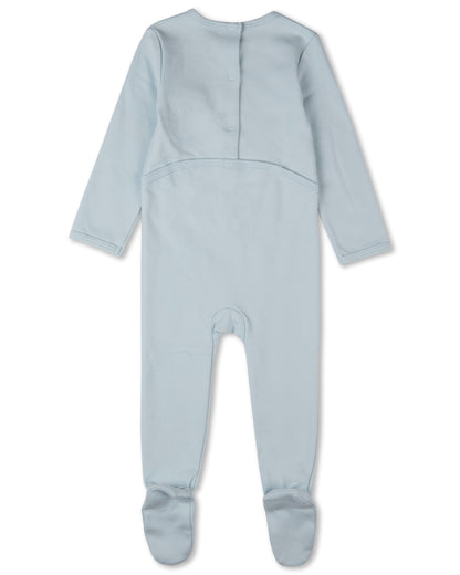 Baby "Merry Skyline" 100% Cotton Long-Sleeve Footie