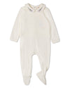 Baby Girls "Lilacs Are The Sweetest Bloom" Embroidered Footie