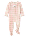 Baby "Let Your Dreams Set Sail" Rayon/Cotton Plaid Pointelle Footie