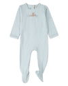 Baby "Bear On A Shelf" Modal-Blend Back-Snap Footie