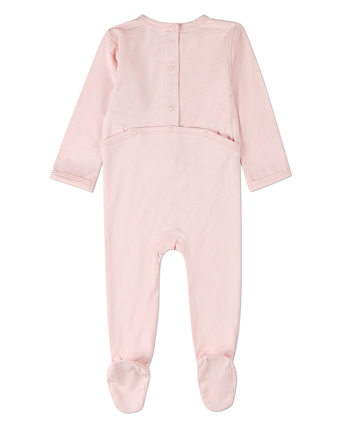 Baby "Bear On A Shelf" Modal-Blend Back-Snap Footie