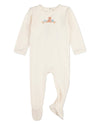 Baby "Bear On A Shelf" Modal-Blend Back-Snap Footie