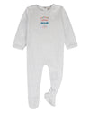 Baby "Create Your Own Dreams" Cotton-Rich Footie with Crayon Box Print