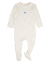Baby Boys "Stars and Stitching" Cotton/Rayon-Blend Footie