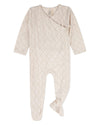 Baby Girls "Harlequin Heart" Modal-Blend Allover-Print Footie