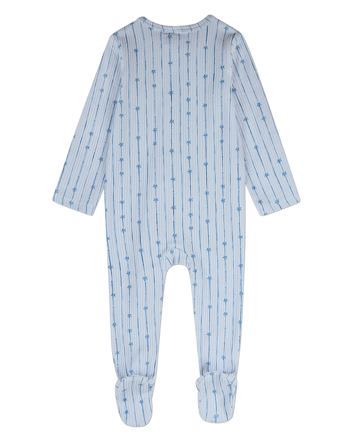 Baby "Star Light, Star Bright" Cotton/Rayon-Blend Pointelle Footie