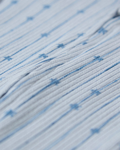 Baby "Star Light, Star Bright" Cotton/Rayon-Blend Pointelle Footie