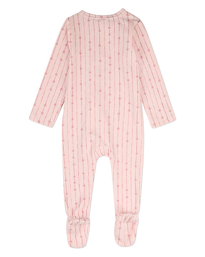 Baby "Star Light, Star Bright" Cotton/Rayon-Blend Pointelle Footie