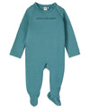 Baby and Toddler "Sweet Dreams" Cotton Rich Fleece Hidden Zipper Footie : Color: Arctic