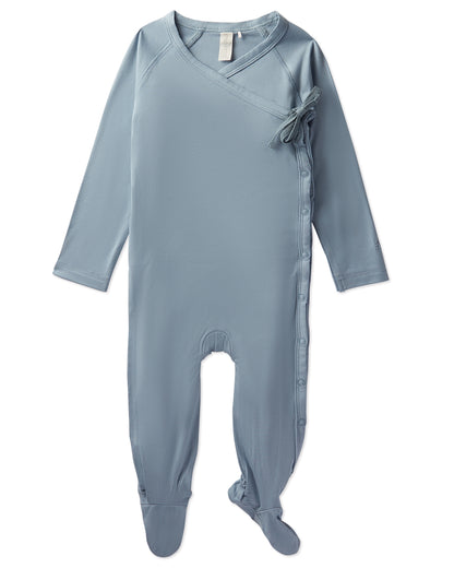 Solid Crossover Footie : Color: Blue Frost