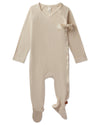 Solid Crossover Footie : Color: Latte