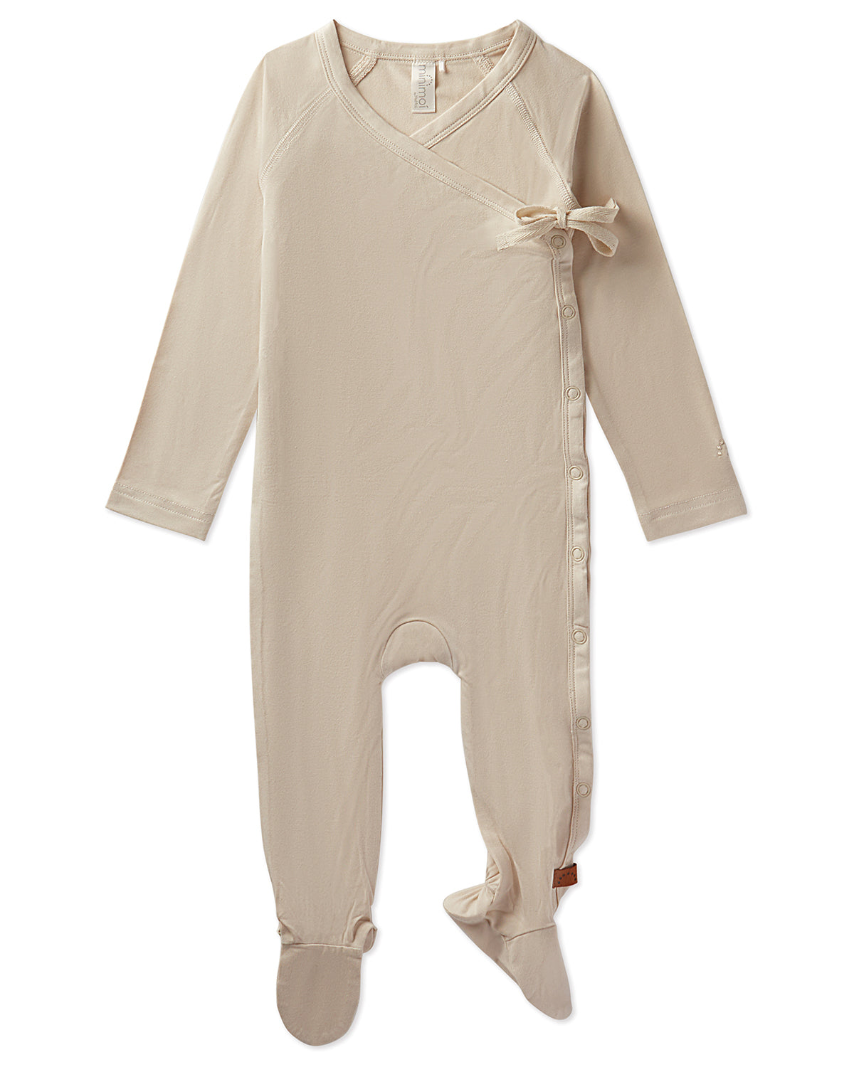 Solid Crossover Footie : Color: Latte