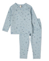 2 Piece Boys "My Brightest Star" 100% Cotton V-Neck Pajama set : Color: Blue