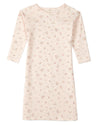 Girls "Cameo Florals" 100% Cotton Pullover Nightgown : Color: Soft Pink