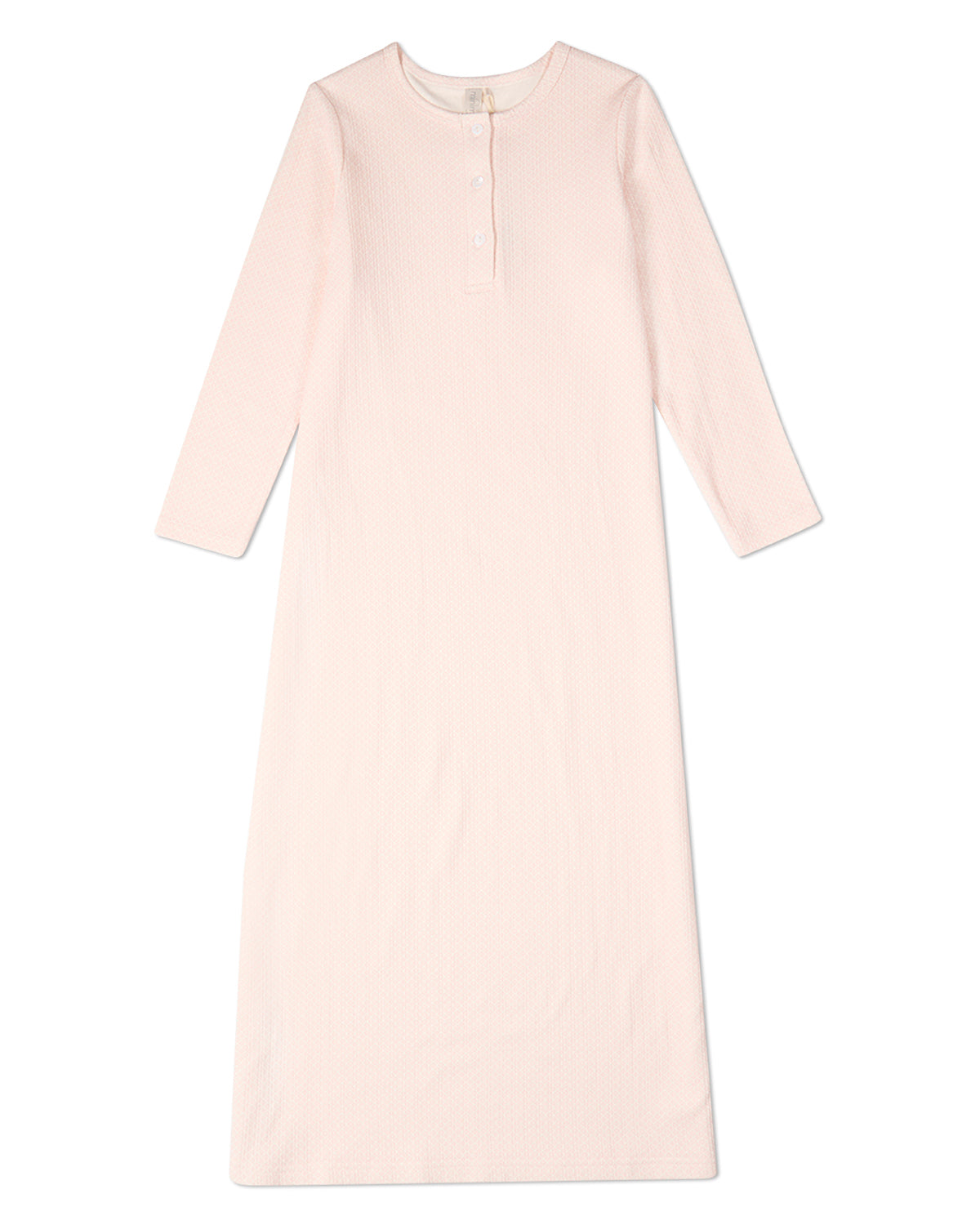 Girls 100% Cotton Mid-Length Nightgown with All-Over Abstract Pattern
