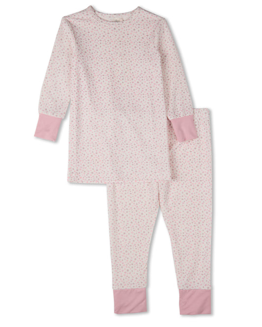2 Piece Kids "Abstract Spots" Rayon-Blend Pajama Set