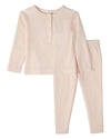 2 Piece Kids 100% Cotton Knit Pajama Set with Allover Abstract Print